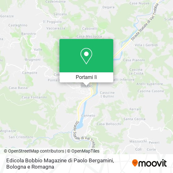 Mappa Edicola Bobbio Magazine di Paolo Bergamini
