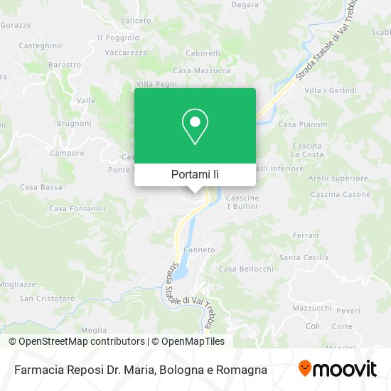 Mappa Farmacia Reposi Dr. Maria