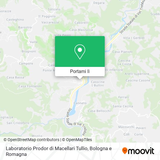 Mappa Laboratorio Prodor di Macellari Tullio