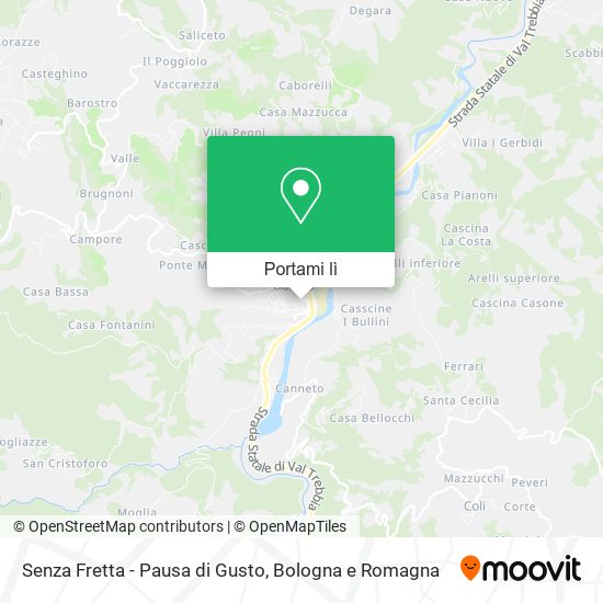 Mappa Senza Fretta - Pausa di Gusto