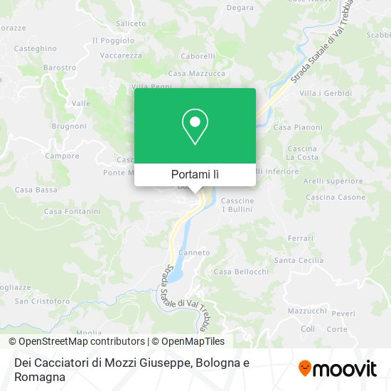 Mappa Dei Cacciatori di Mozzi Giuseppe