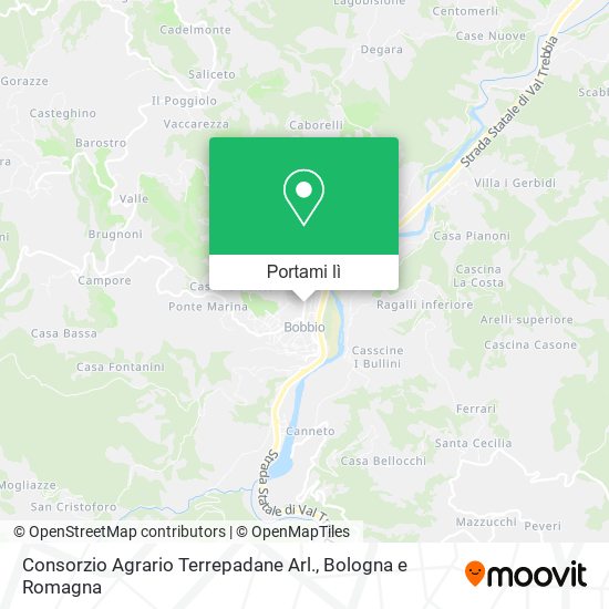Mappa Consorzio Agrario Terrepadane Arl.