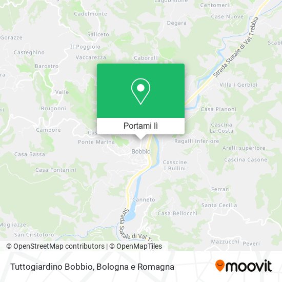 Mappa Tuttogiardino Bobbio