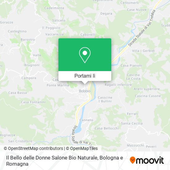 Mappa Il Bello delle Donne Salone Bio Naturale