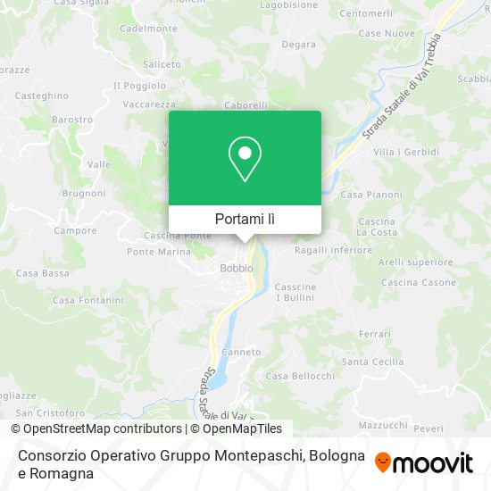 Mappa Consorzio Operativo Gruppo Montepaschi