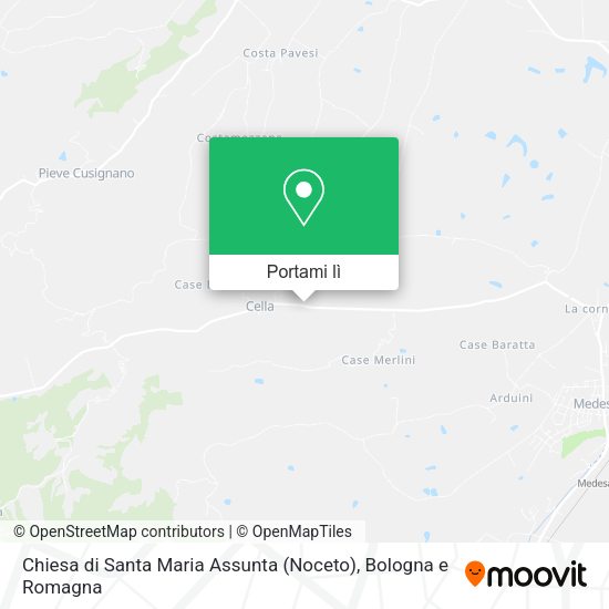 Mappa Chiesa di Santa Maria Assunta (Noceto)