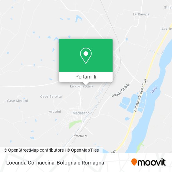Mappa Locanda Cornaccina