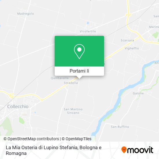 Mappa La Mia Osteria di Lupino Stefania