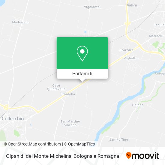 Mappa Olpan di del Monte Michelina