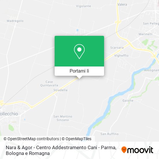 Mappa Nara & Agor - Centro Addestramento Cani - Parma