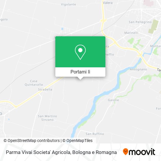 Mappa Parma Vivai Societa' Agricola