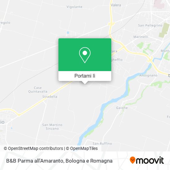 Mappa B&B Parma all'Amaranto