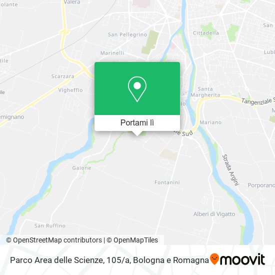 Mappa Parco Area delle Scienze, 105 / a