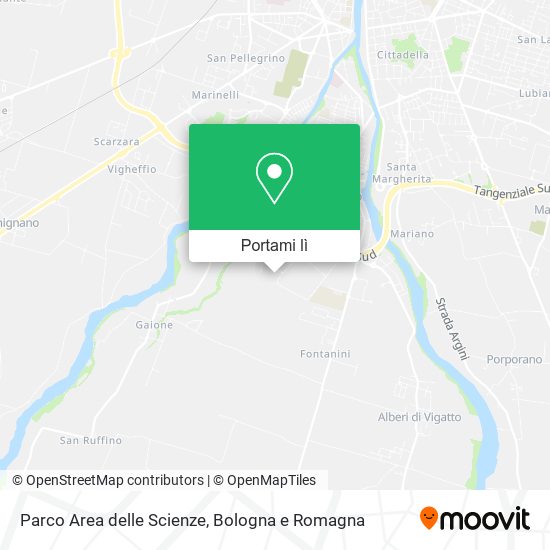 Mappa Parco Area delle Scienze