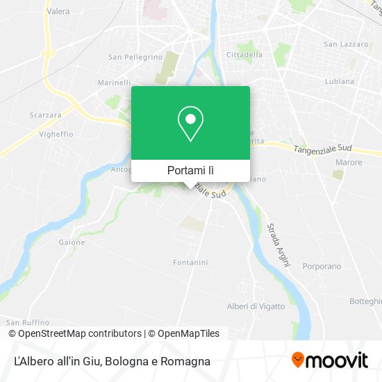 Mappa L'Albero all'in Giu