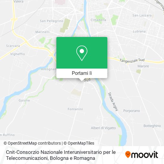 Mappa Cnit-Consorzio Nazionale Interuniversitario per le Telecomunicazioni