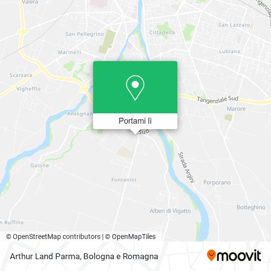 Mappa Arthur Land Parma