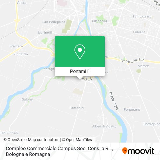 Mappa Compleo Commerciale Campus Soc. Cons. a R L