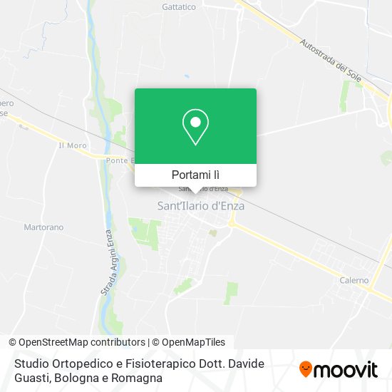 Mappa Studio Ortopedico e Fisioterapico Dott. Davide Guasti
