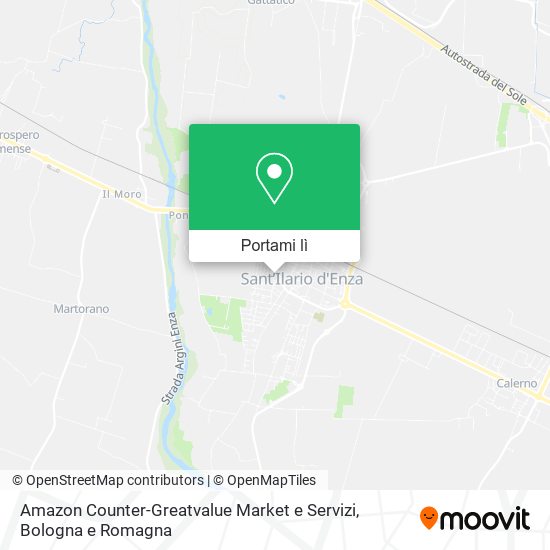Mappa Amazon Counter-Greatvalue Market e Servizi