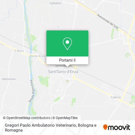 Mappa Gregori Paolo Ambulatorio Veterinario