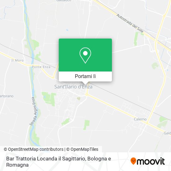 Mappa Bar Trattoria Locanda il Sagittario