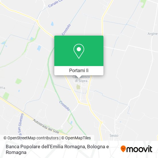 Mappa Banca Popolare dell'Emilia Romagna
