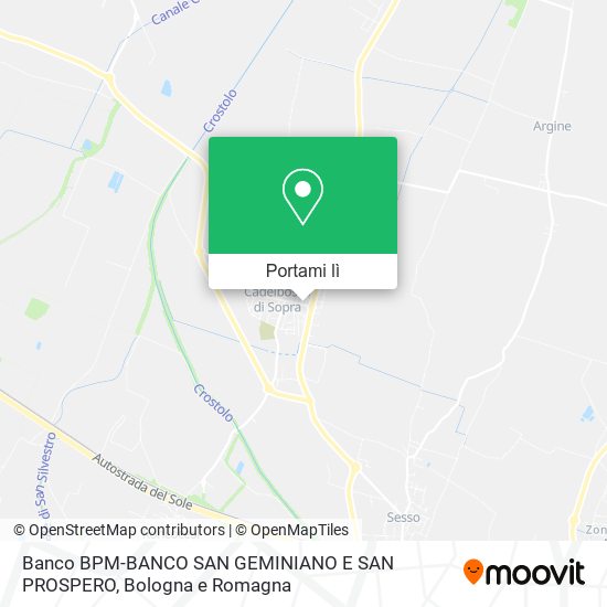 Mappa Banco BPM-BANCO SAN GEMINIANO E SAN PROSPERO