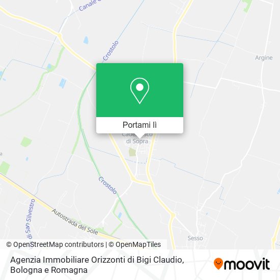 Mappa Agenzia Immobiliare Orizzonti di Bigi Claudio
