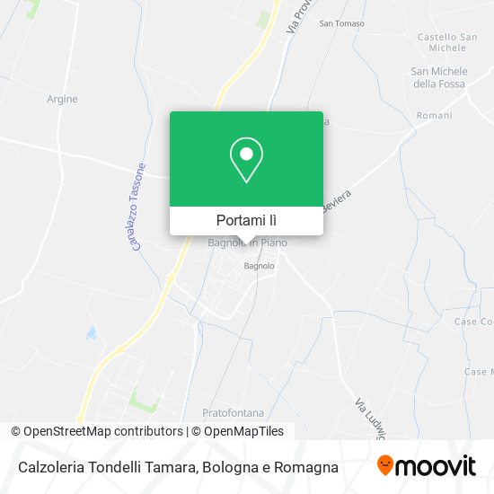 Mappa Calzoleria Tondelli Tamara