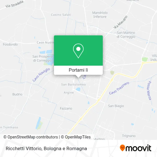 Mappa Ricchetti Vittorio