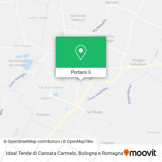 Mappa Ideal Tende di Cannata Carmelo