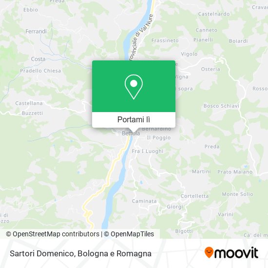 Mappa Sartori Domenico