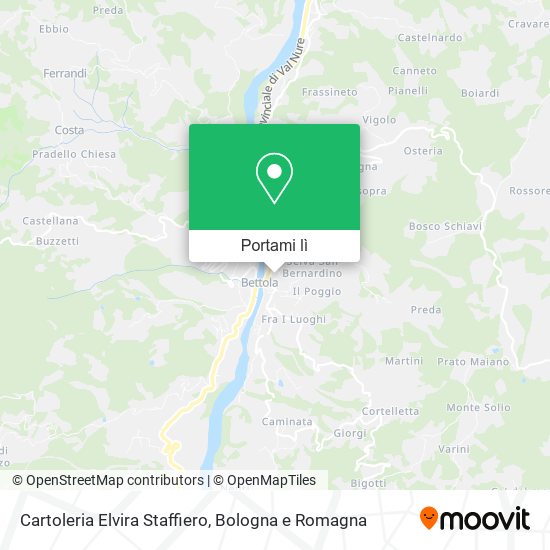 Mappa Cartoleria Elvira Staffiero