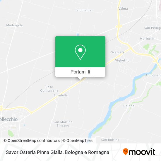 Mappa Savor Osteria Pinna Gialla