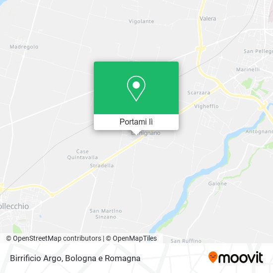 Mappa Birrificio Argo