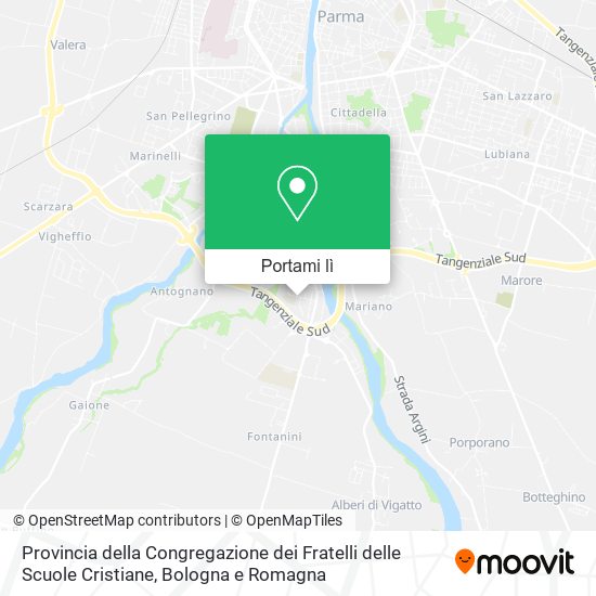Mappa Provincia della Congregazione dei Fratelli delle Scuole Cristiane