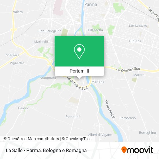 Mappa La Salle - Parma