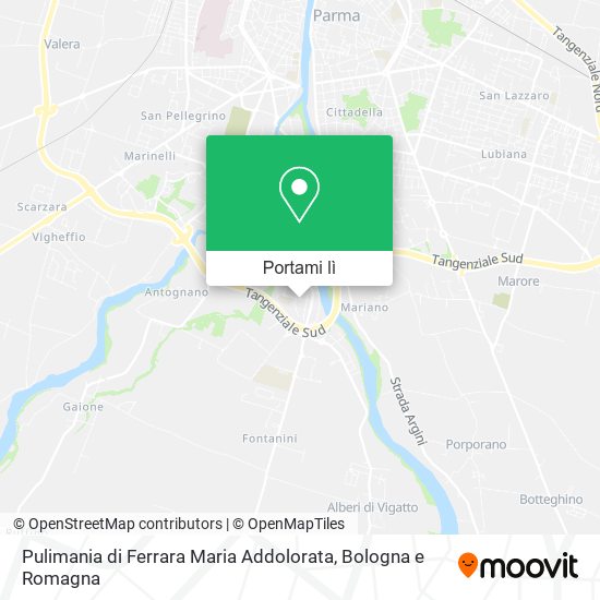 Mappa Pulimania di Ferrara Maria Addolorata