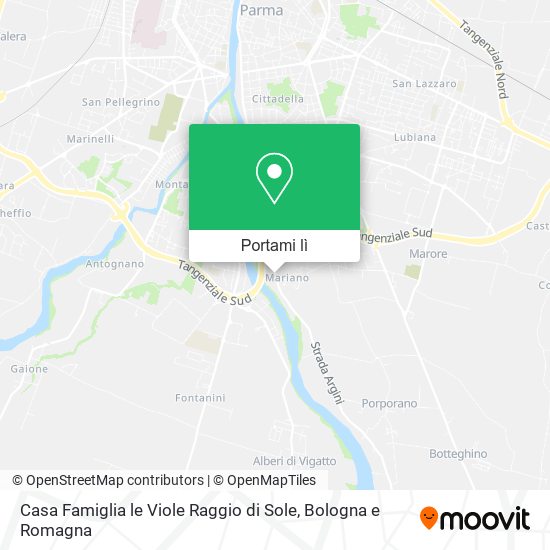 Mappa Casa Famiglia le Viole Raggio di Sole