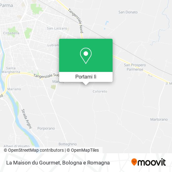 Mappa La Maison du Gourmet