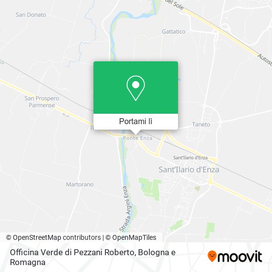 Mappa Officina Verde di Pezzani Roberto