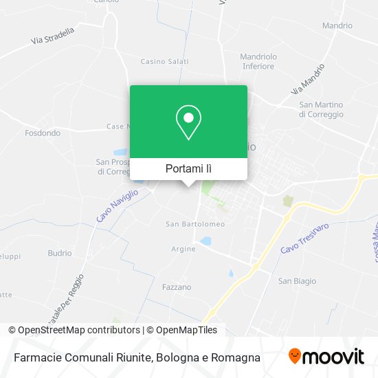 Mappa Farmacie Comunali Riunite