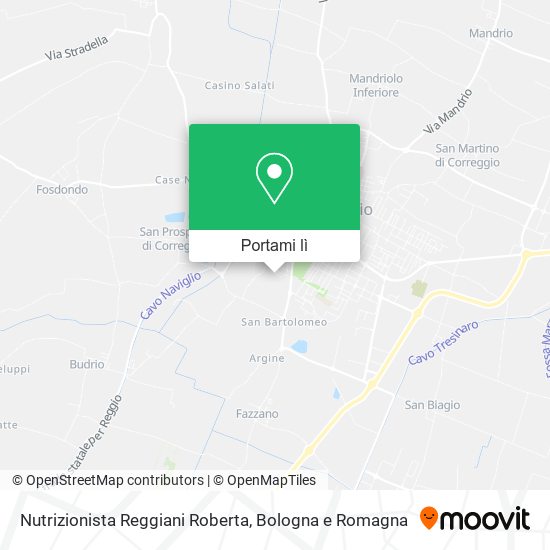Mappa Nutrizionista Reggiani Roberta