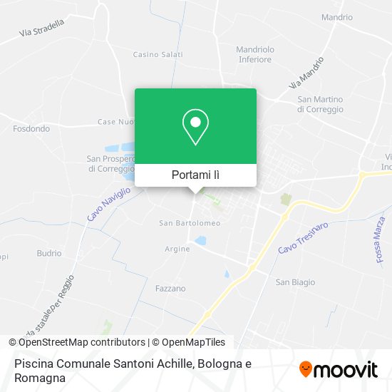Mappa Piscina Comunale Santoni Achille