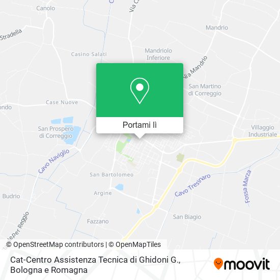 Mappa Cat-Centro Assistenza Tecnica di Ghidoni G.