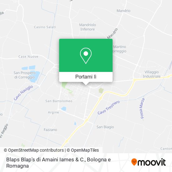 Mappa Blaps Blap's di Amaini Iames & C.