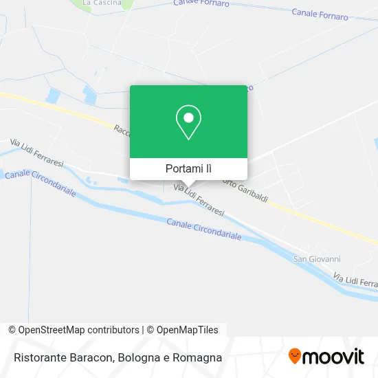 Mappa Ristorante Baracon