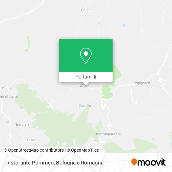Mappa Ristorante Pommeri