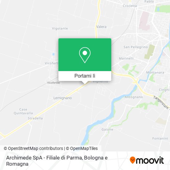 Mappa Archimede SpA - Filiale di Parma